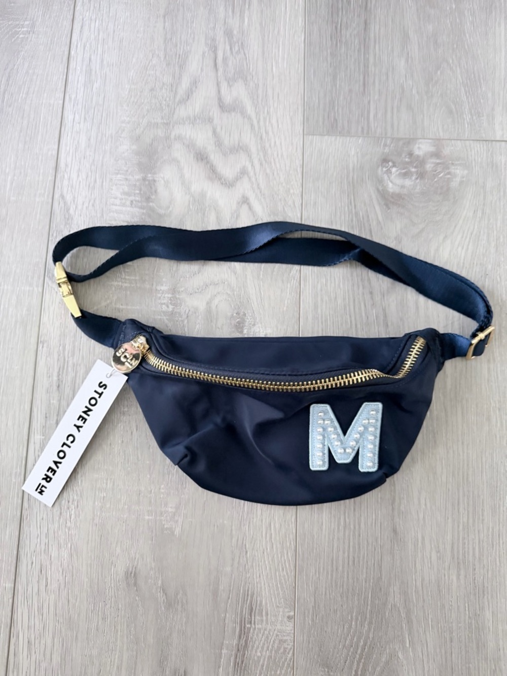 Stoney Clover Lane Sapphire Crossbody Fanny Pack Longer Strap